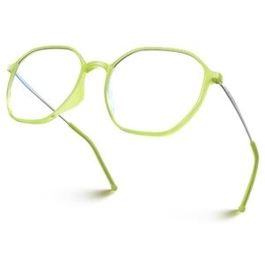 Blue Light Blocking Glasses Anti Glare Eye Protection Green Frame